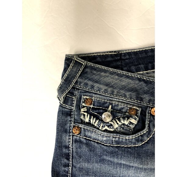 True Relgion World Tour Womens 29x29 Blue Denim Jeans Skinny - Picture 8 of 8